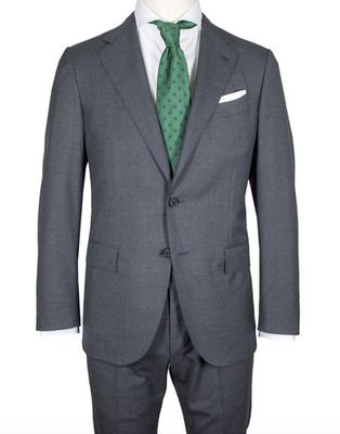 NWT Caruso Aida Model Medium Grey Suit 42R