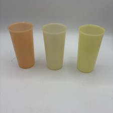 Vintage Tupperware Popsicle Mold Cups Set of 3 Pastel Colors 411-7