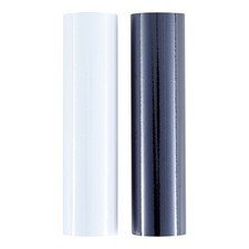 Spellbinders Glimmer Foil 2/Pkg-Opaque Black  White - GLF049