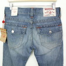 True Religion Men’s Bootcut Jeans Size 31 New With Tags USA Made Denim Blue
