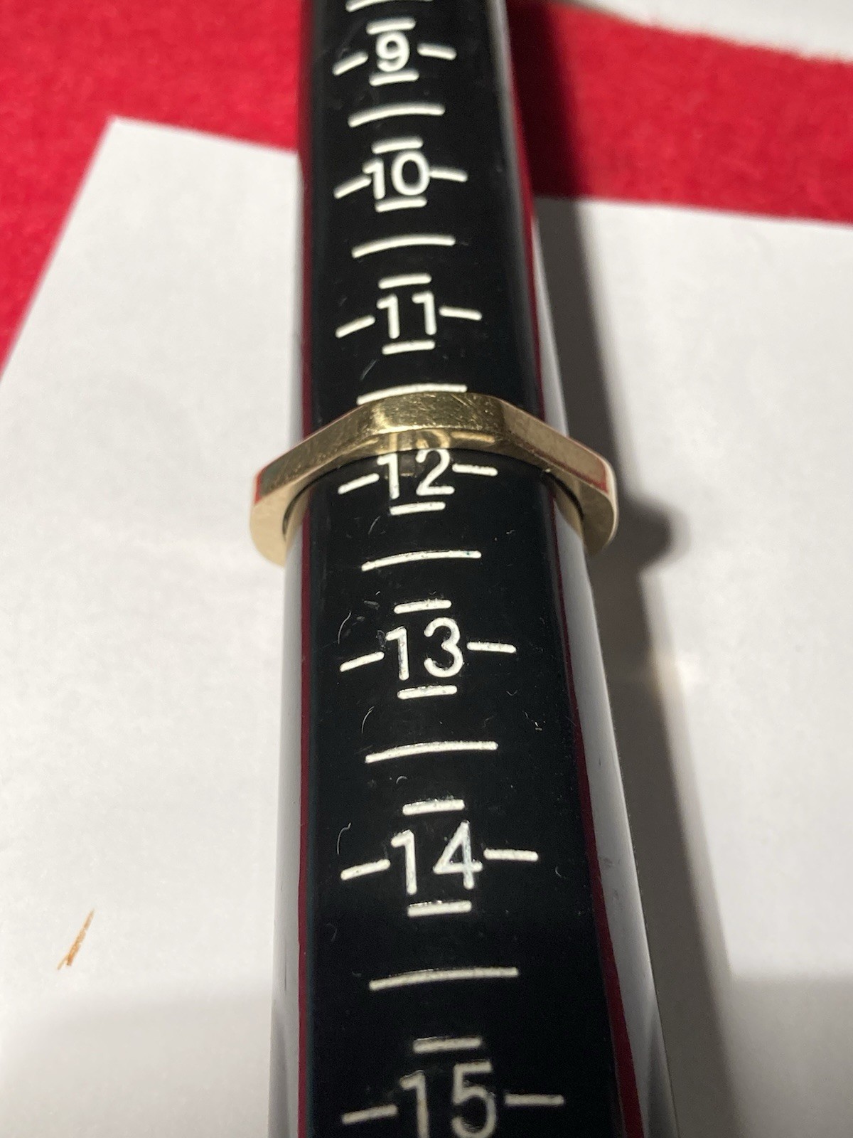 14k Solid Yellow Gold Men Design Ring Size11.75 5… - image 6