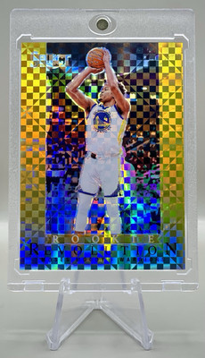Moses Moody 2021-22 Panini Select #28 Rookie Revolution GOLD Prizm RC #9/10 SSP!