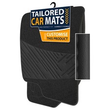 To fit VW Shuttle [Twin Pass] [3 Rows] 2003-2012 Charcoal Luxury Car Mats [LFW]