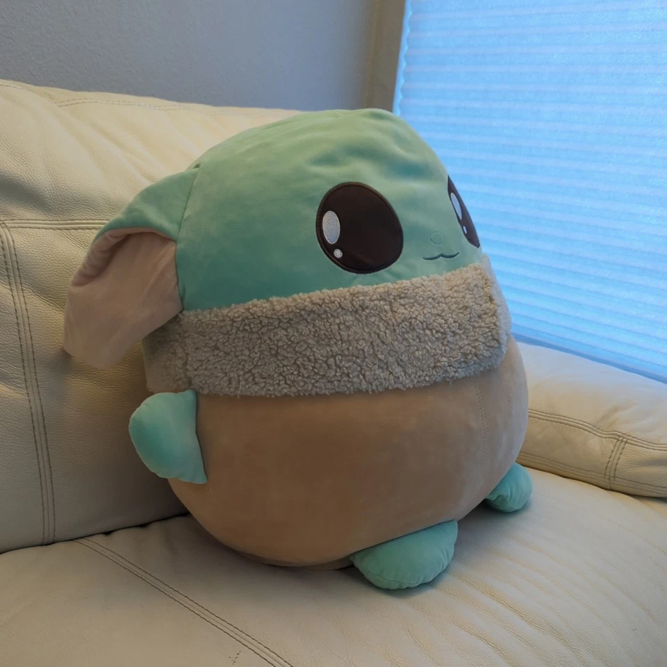 Mattel Star Wars Cuutopia Grogu Plush Toy | 20 in H 20 in W 10 in L | Mint cond. - Image 2 of 4