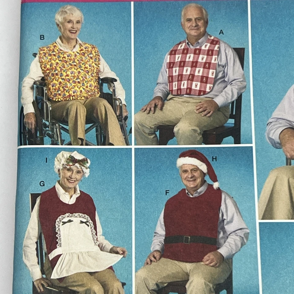 Simplicity 2687 Adult Clothing Protectors & Hats One Size Uncut Sewing Pattern - Image 3 of 4