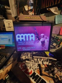 THE GRID PCB JAMMA ARCADE BOARD U53 SECURITY CHIP!!! MIDWAY 