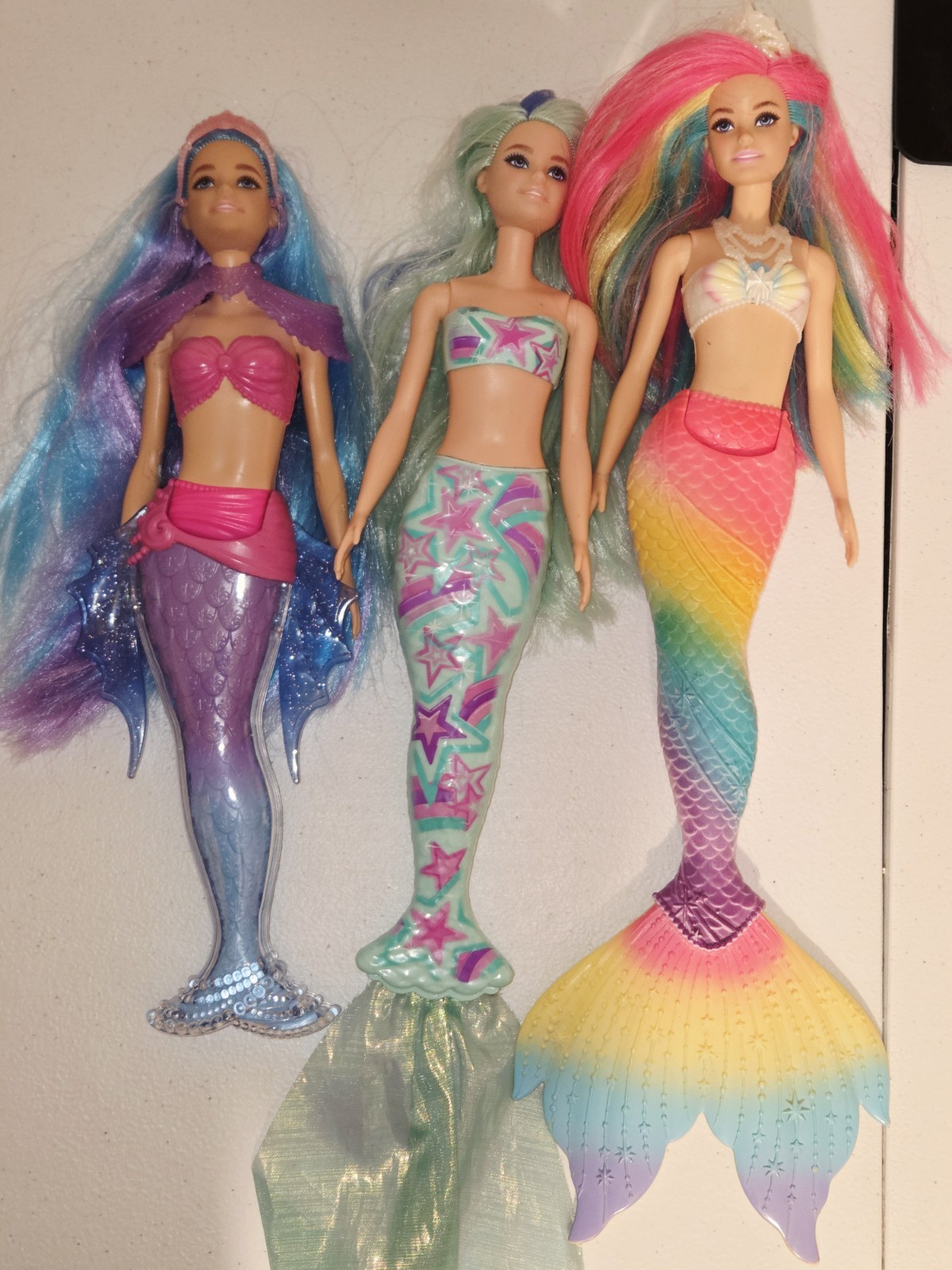 Lot Of 3 2013 Barbie Dreamtopia Mermaid Dolls