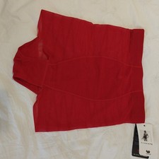 Women’s Wacoal Reshape Red Shapewear High Waist Boyshort Underwear Size S BNWT