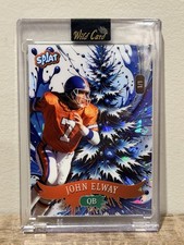 Wild Card Splat John Elway 1/1 2025 Football Card