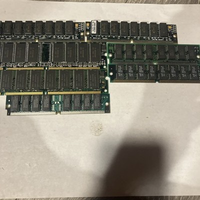 Lot of Vintage Desktop SDRAM / DDR1 Memory Sticks 168-Pin 184-Pin Untested