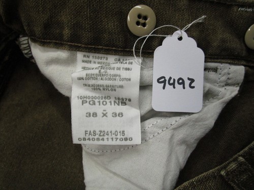 Wrangler Jeans Men 38x36 Brown Canvas Brush Guard Hunting Hiking Trail Pro Gear - Picture 9 of 9