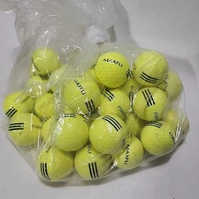 Lot Of 35 - Maxfli Golf Balls Used Nice Condition - Amost 3 Dozen Yellow Range
