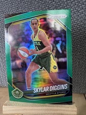 2025-26 WNBA Prizm #123 Skylar Diggins Green Prizm Storm