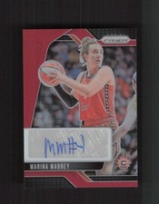 2024 Panini Prizm WNBA #SG-MM Marina Mabrey Signatures Red /99 AUTO