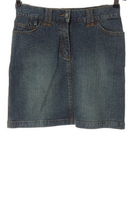 MORE & MORE Jeansrock Damen Rock Gr. DE 34 blau Casual-Look