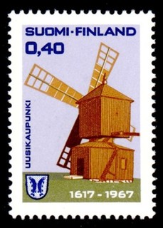 Finland 1967 Windmill Anniversary of Uusikaupunki MNH / UNM