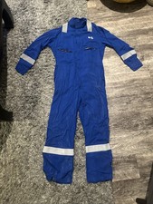 Schlumberger SLB Coveralls Mens M  40-42 Blue Renegade Flame Resistant