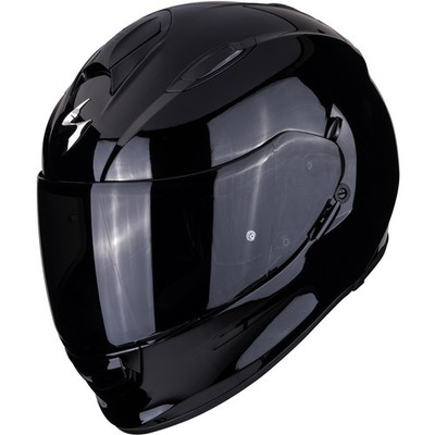 Motorrad Helm M - Scorpion EXO-491 Solid Integralhelm - schwarz