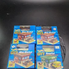 Hot Wheels 1991 Passion City Mini Market Lot 4 Vintage Diecast Cars Purple🚗