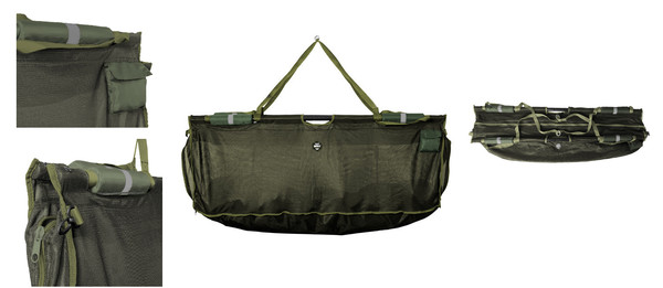 Wiegeschlinge Xl 125X45X30Cm Karpfensack Weigh Sling Floating Wiegesack-image