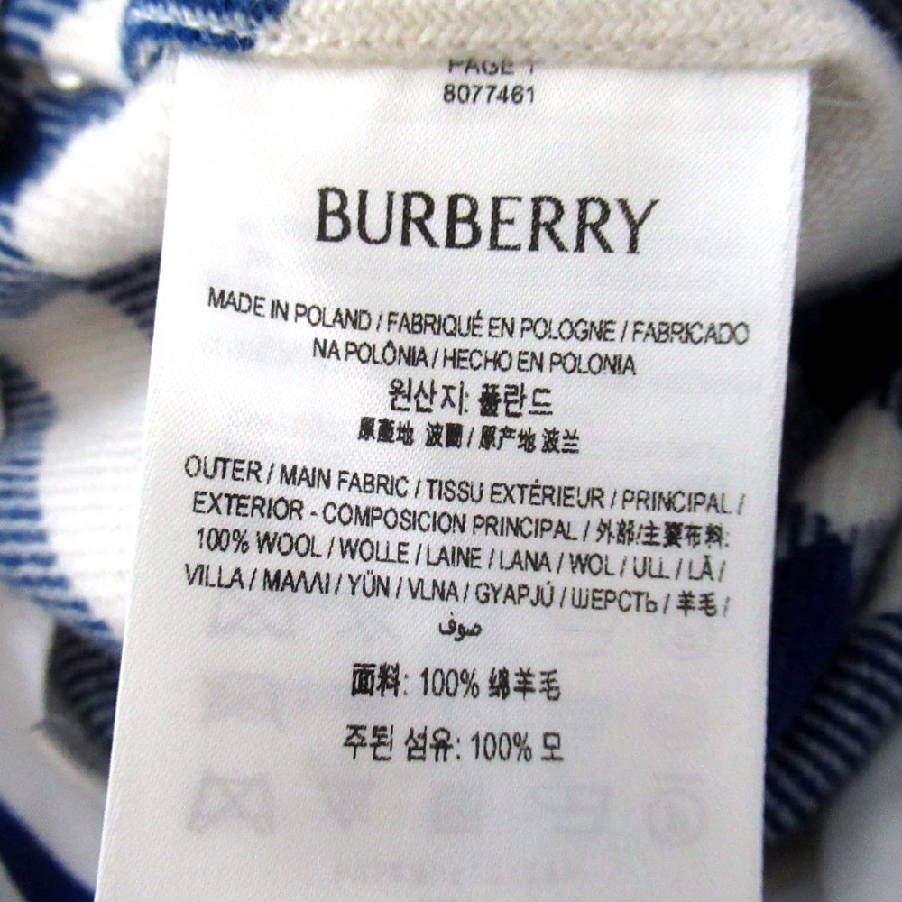 BURBERRY Check Pattern Pleated Wrap Mini Skirt Si… - image 7