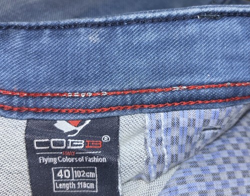 NEW COBB Italy Narrow Fit Light Blue Denim Jeans Mens Size 40 FJDS6066 RARE - Picture 19 of 23