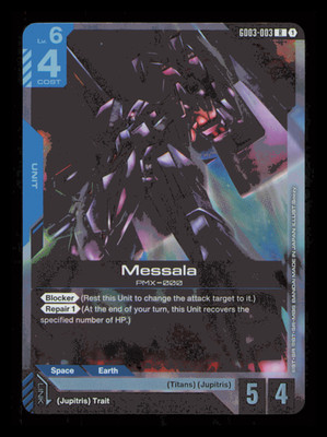 Messala Foil - GD03-003 - Gundam TCG Card Game NM 