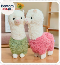 Llama Stuffed Animal Cute Llama Plush Alpaca Toy 9.8 Inch for Girls Boys 2 Piece