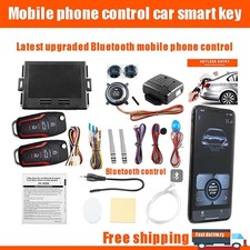 Remote Start Keyless Vehicle Security System Engine Starter Dc 12v For Suv Car