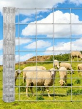 100m x 5ft Tall Stock Fence Garden Sheep Fencing Galvanised Net Mesh