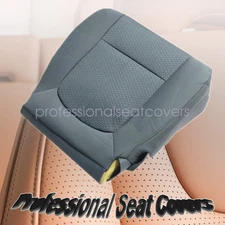 Driver Side Bottom Replacement Cloth Seat Cover Gray For 2011 - 2014 Ford F-150