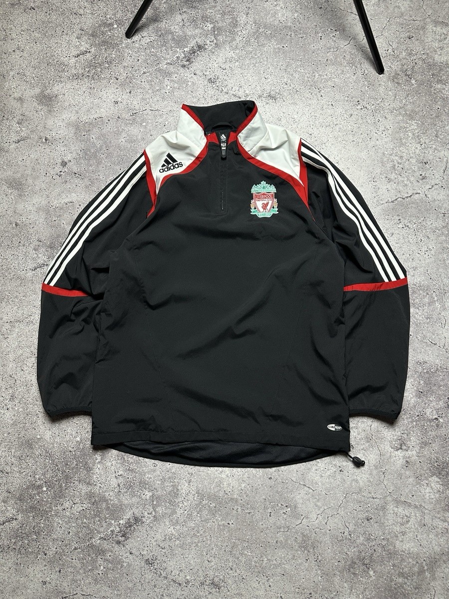 Mens Vintage Liverpool FC Adidas 1/4 Zip Jacket Climaproof