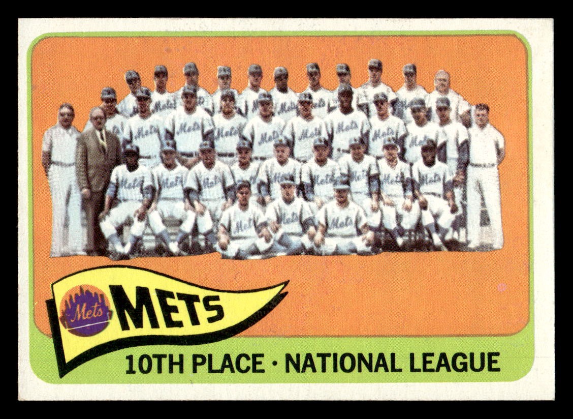 1965 Topps #551 New York Mets f