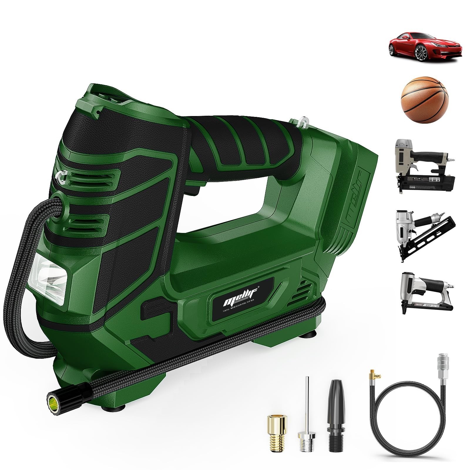 For Pneumatic Brad Nailer Stapler (tool Only), Compatible Wi
