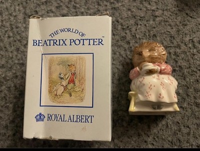 Royal Albert Beatrix Potter Mrs Tiggy-Winkle Takes Tee Figur verpackt England