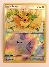 Eevee 155/214 Lost Thunder Reverse Holo Common NM Pokemon Card