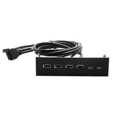 5.25 Inch Computer Front Panel with 2 Ports USB 3.0 2 Ports USB 2.0 Function PC