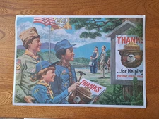 smokey the bear vintage Paper poster Placemat 