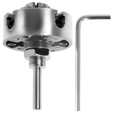 4-Jaw Wood Lathe Chuck With Wrench Connecting Rod For Woodworking Tool Replace