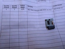 MSI MS-4136 TPM 2.0 Module 14 Pin 14-1 Trusted Platform Module LPC