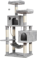 Large Multi-Level Cat Tree Condo Furniture with Sisal-Covered Scratching Posts,