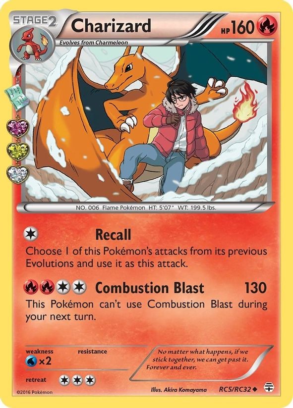 Charizard - RC5/RC32 - Pokemon Generations Radiant Collection Card NM