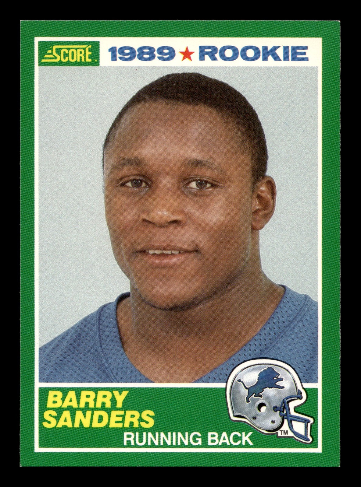 1989 Score #257 Barry Sanders RC