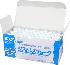 New Nippon Rikagaku Dustless Chalk DCC-72-W White 72 from Japan