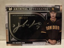 Ha-Seong Kim 2021 Topps Museum Collection Archival Autograph Auto /200 Rookie