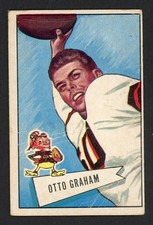 1952 Bowman Large OTTO GRAHAM Cleveland Browns #2 *Low Grade Filler*