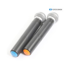 Omnitronic 2 Piece UWM-2HH USB Wireless Microphone Hand + Defective (286737)