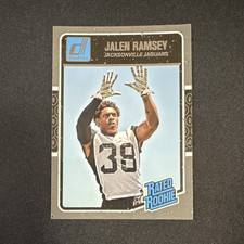 Panini 2016 Donruss Rated Rookie Jalen Ramsey Jaguars Rookie Card #371. rookie card picture