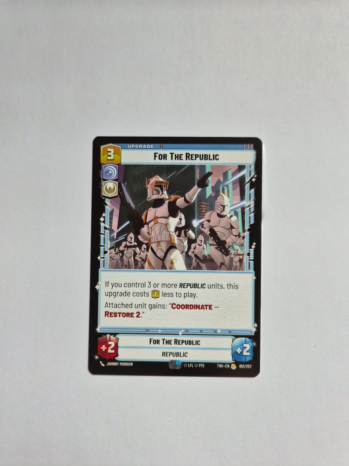 Star Wars Unlimited Twilight of the Republic - For The Republic #051