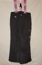 New Gerry Youth Snow Pants in Black with Ombre Suspenders Water Wind Resistant